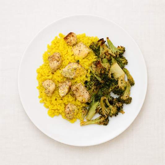 Chicken Kabob and Cauliflower Rice