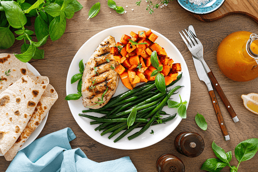 Chicken with Sweet Potato & Green Beans